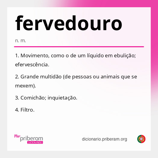 Significado de fervedouro