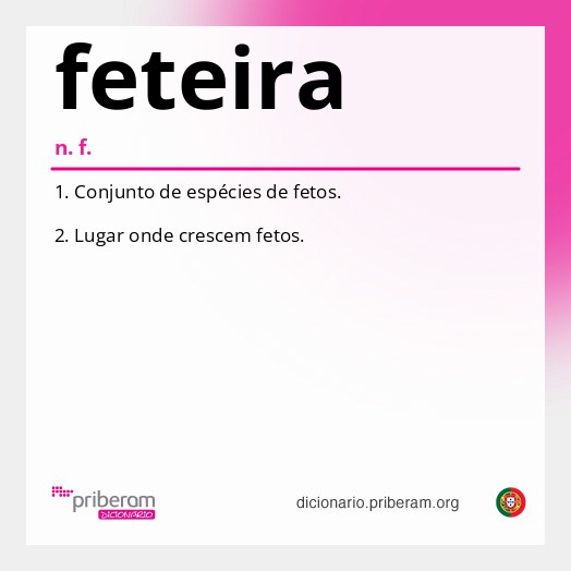 Significado de feteira