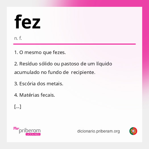 Significado de fez