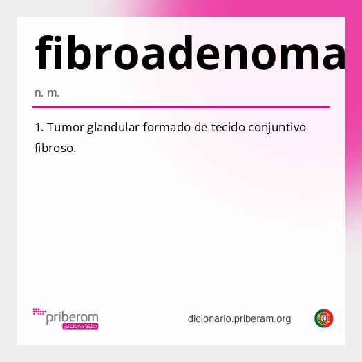 Significado de fibroadenoma