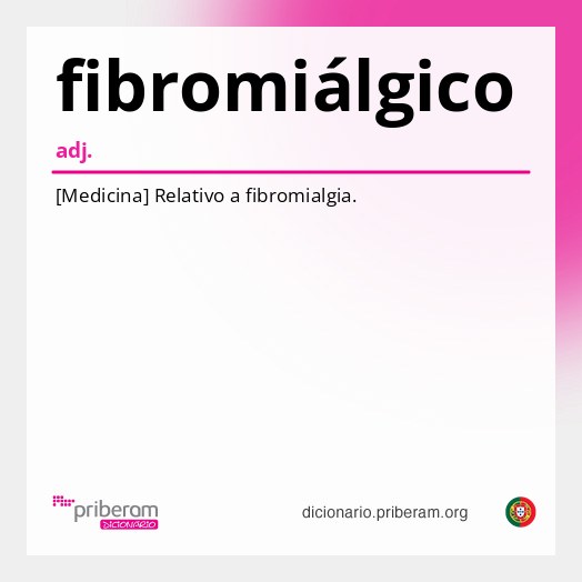 Significado de fibromiálgico