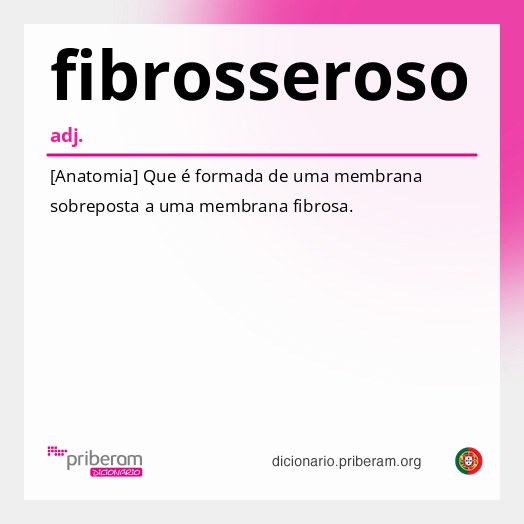 Significado de fibrosseroso
