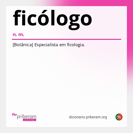 Significado de ficólogo