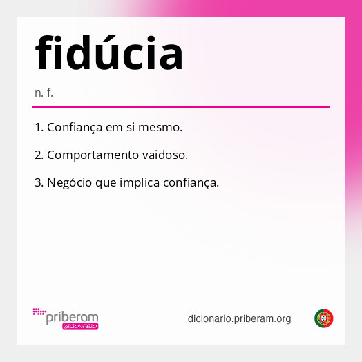 Significado de fidúcia