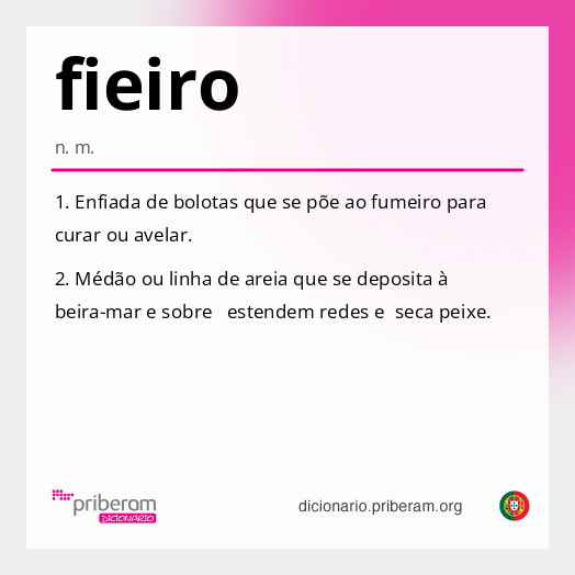 Significado de fieiro