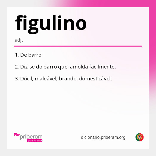 Significado de figulino