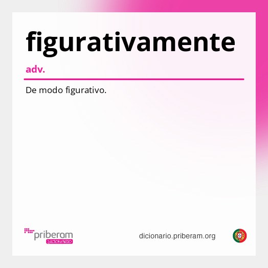 Significado de figurativamente