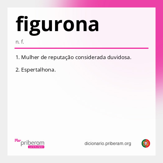 Significado de figurona