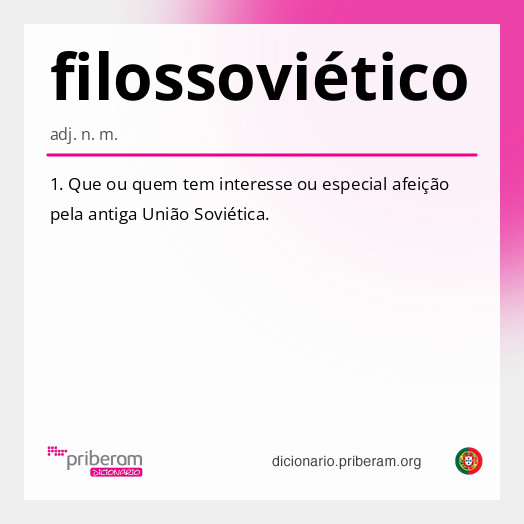 Significado de filossoviético