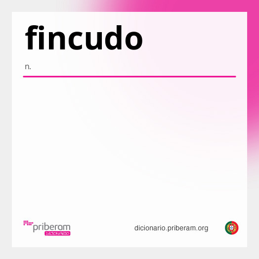 Significado de fincudo