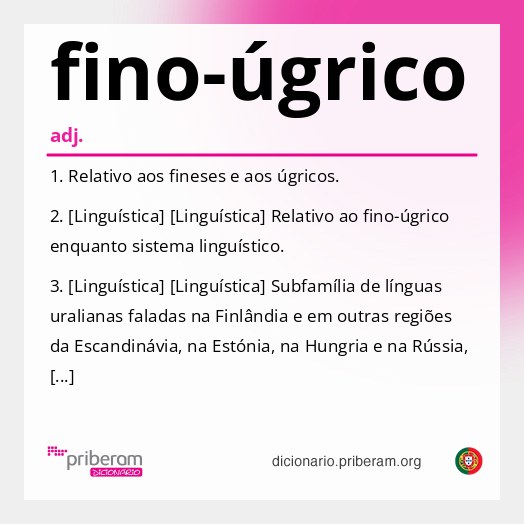 Significado de fino-úgrico