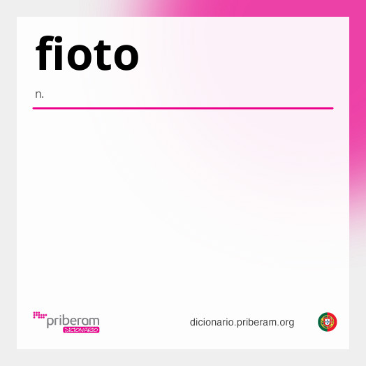 Significado de fioto