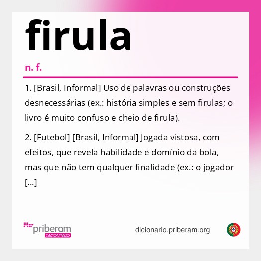 Significado de firula