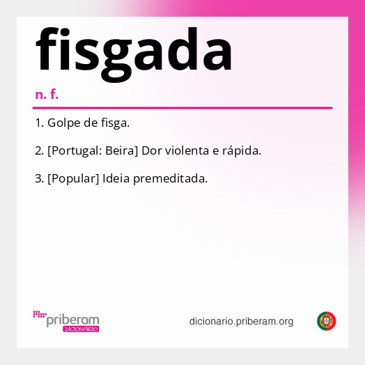 Significado de fisgada