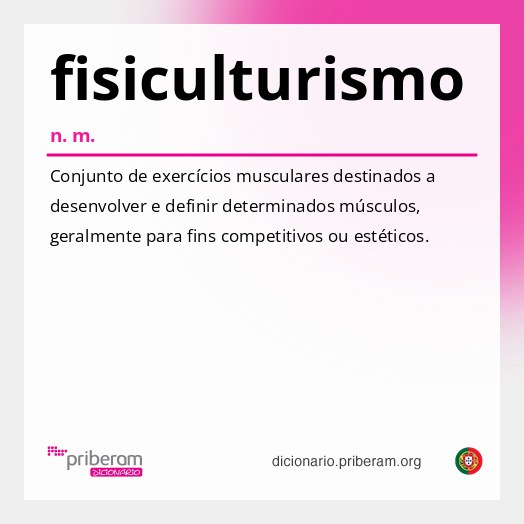Significado de fisiculturismo