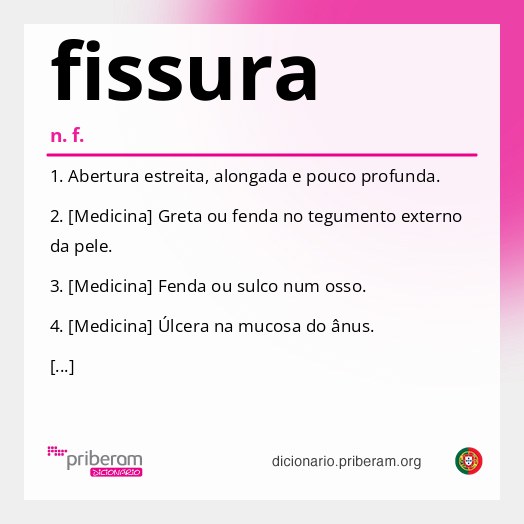 Significado de fissura