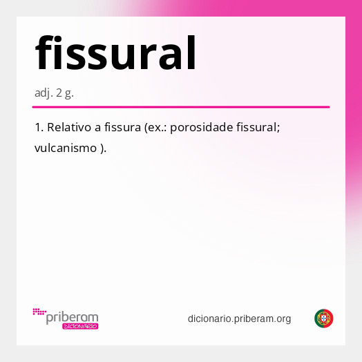Significado de fissural