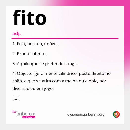 Significado de fito