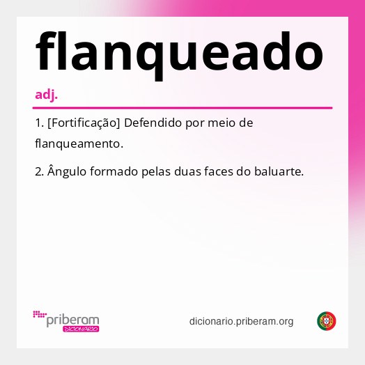 Significado de flanqueado