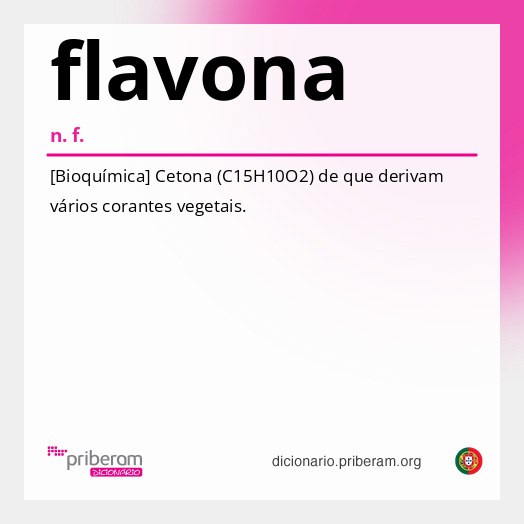 Significado de flavona
