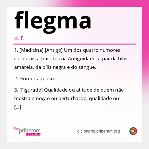 Significado de flegma