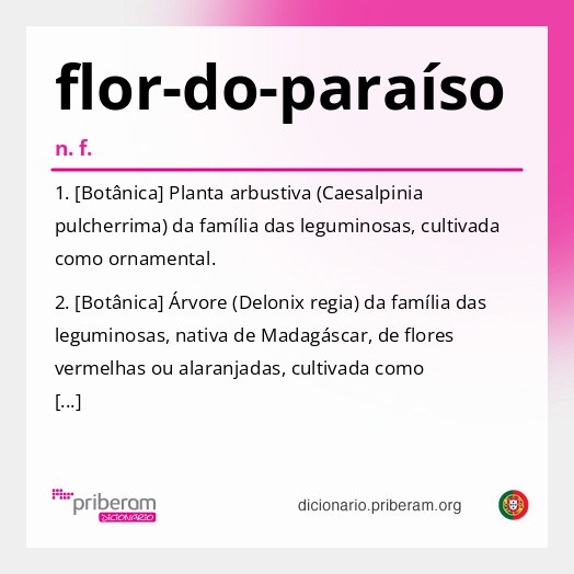 Significado de flor-do-paraíso
