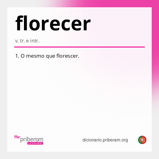 Significado de florecer