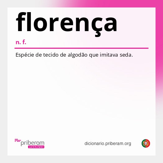 Significado de florença