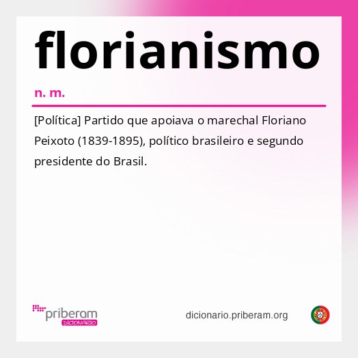 Significado de florianismo