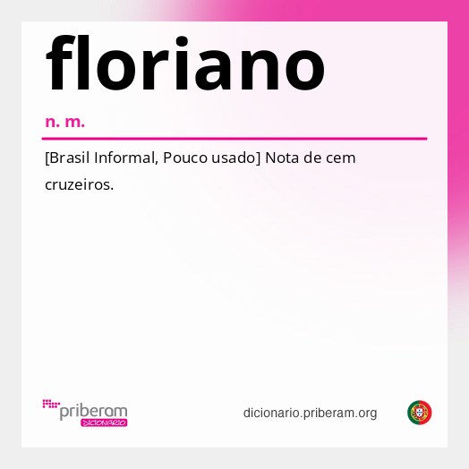 Significado de floriano