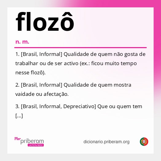 Significado de flozô