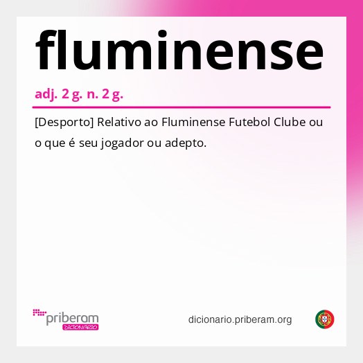 Significado de fluminense