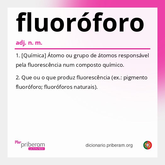 Significado de fluoróforo