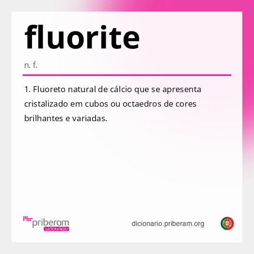 Significado de fluorite