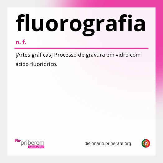 Significado de fluorografia