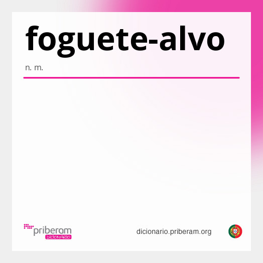 Significado de foguete-alvo