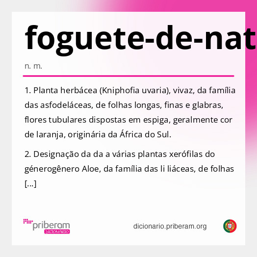 Significado de foguete-de-natal