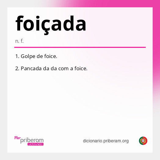 Significado de foiçada