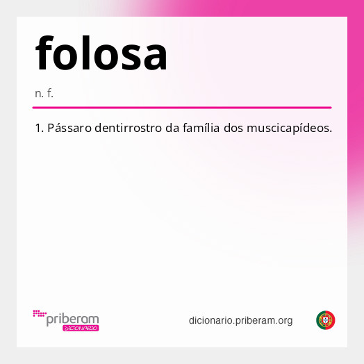 Significado de folosa