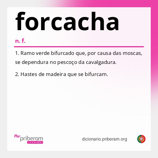 Significado de forcacha