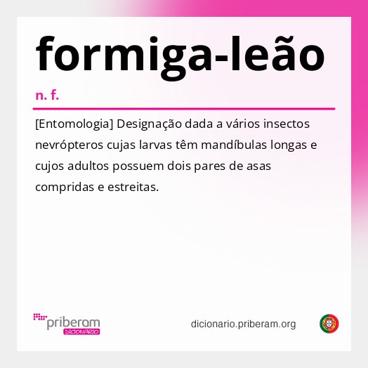 Significado de formiga-leão