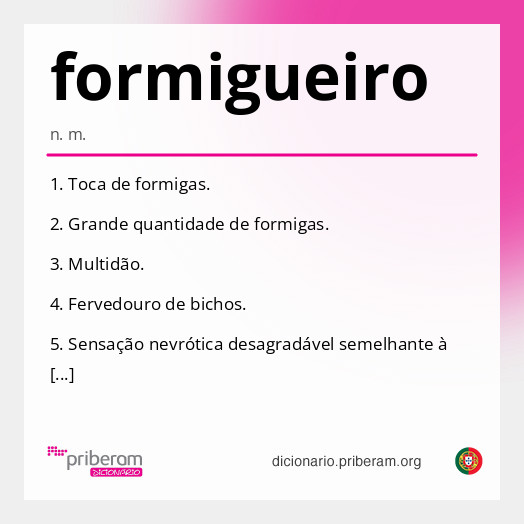 Significado de formigueiro