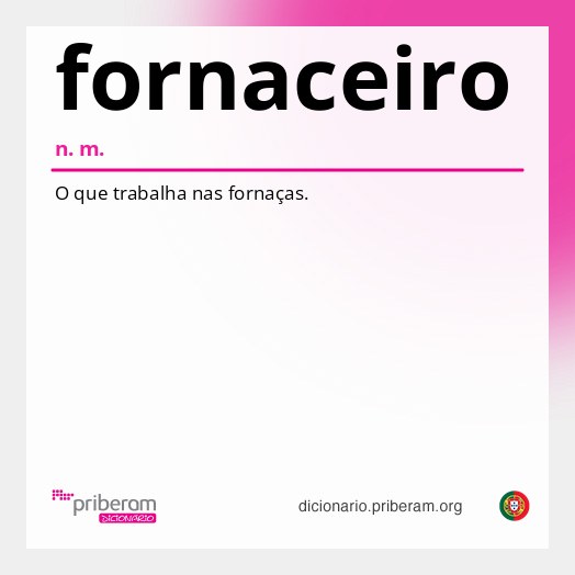 Significado de fornaceiro