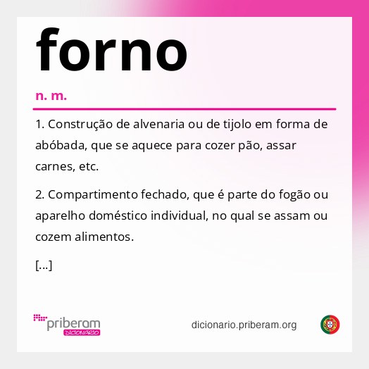 Significado de forno