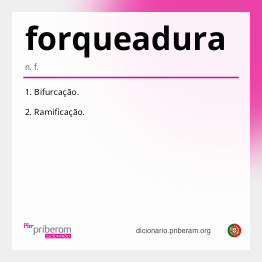 Significado de forqueadura