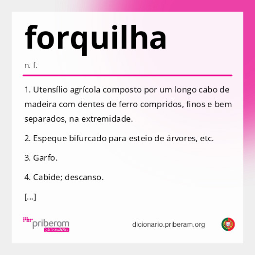 Significado de forquilha