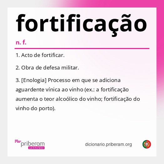 Significado de fortificação