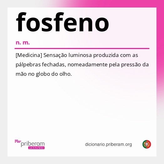 Significado de fosfeno