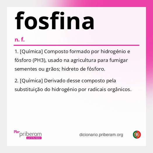 Significado de fosfina