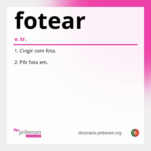 Significado de fotear
